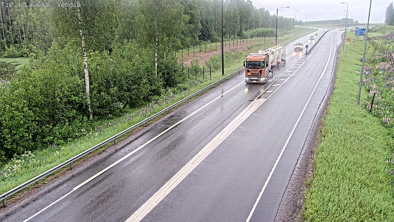 Kelikamerat Kuva Tie 4  Laukaa, Vehniä, Laukaa, Keski-Suomi