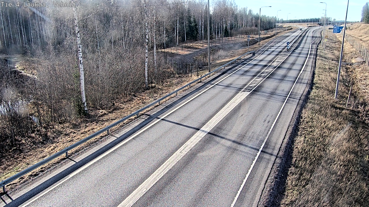 Weather Camera Image Väg 4  Laukaa, Vehniä, Laukaa, Keski-Suomi