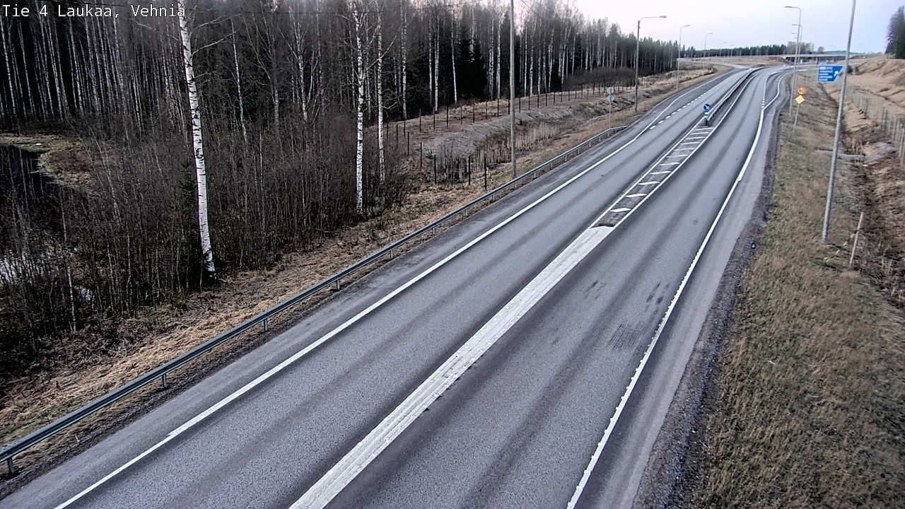 Weather Camera Image Road 4  Laukaa, Vehniä, Laukaa, Keski-Suomi