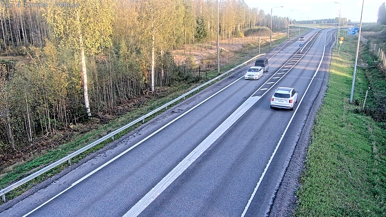 Kelikamerat Kuva Tie 4  Laukaa, Vehniä, Laukaa, Keski-Suomi