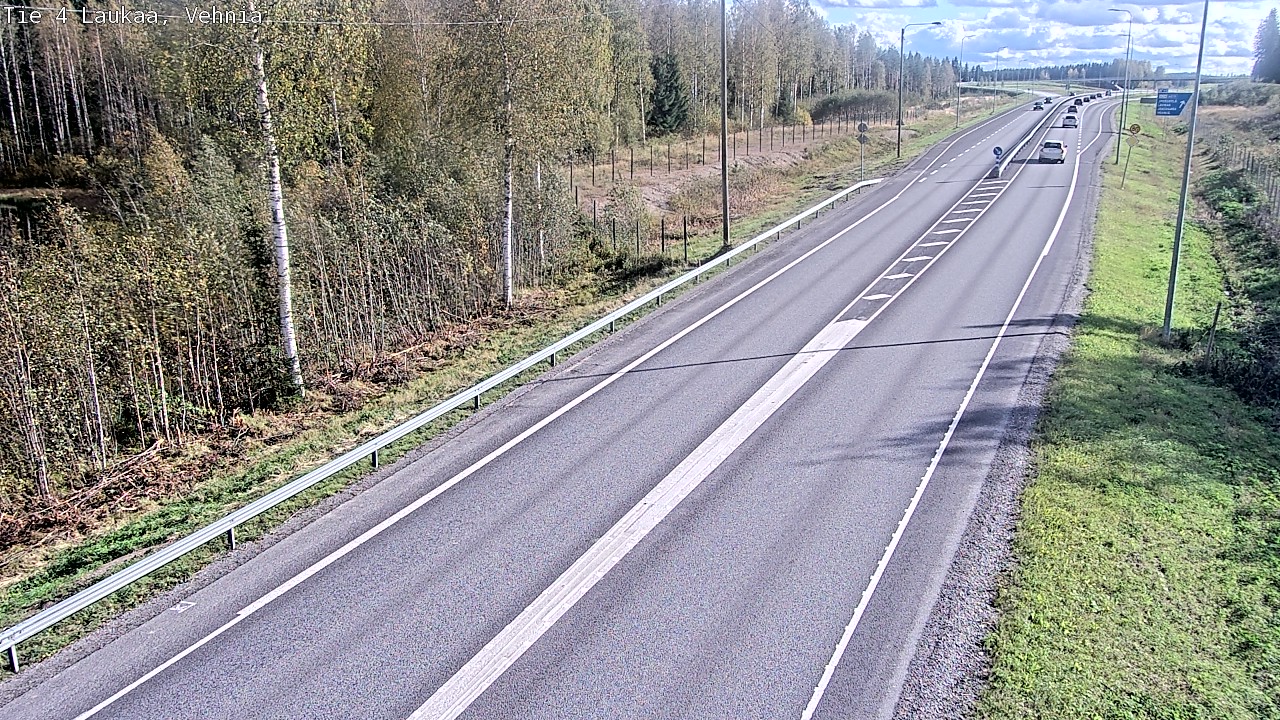 Kelikamerat Kuva Tie 4  Laukaa, Vehniä, Laukaa, Keski-Suomi