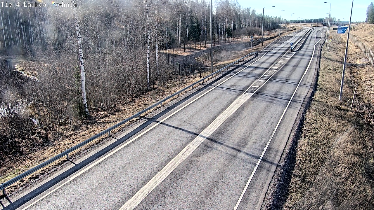 Weather Camera Image Väg 4  Laukaa, Vehniä, Laukaa, Keski-Suomi