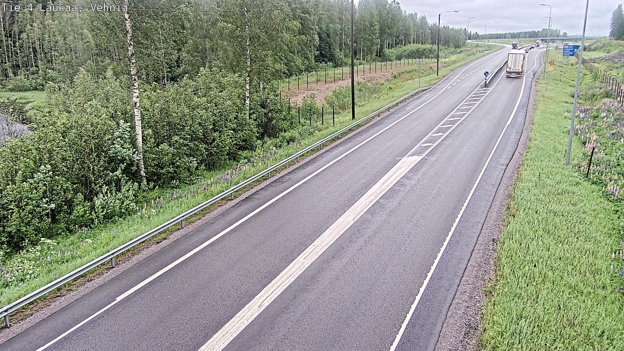 Weather Camera Image Väg 4  Laukaa, Vehniä, Laukaa, Keski-Suomi
