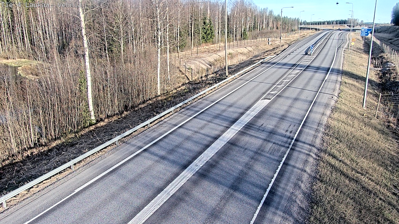 Weather Camera Image Väg 4  Laukaa, Vehniä, Laukaa, Keski-Suomi