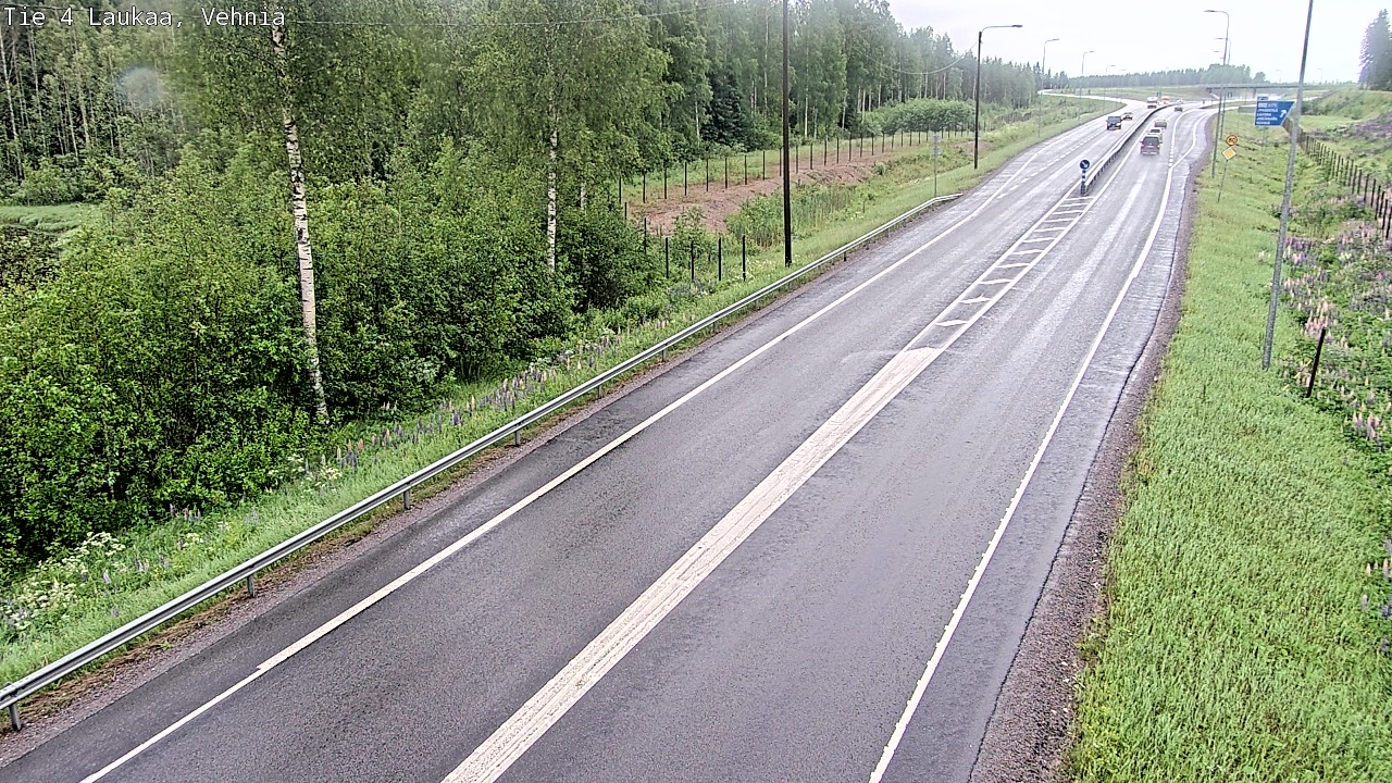 Weather Camera Image Väg 4  Laukaa, Vehniä, Laukaa, Keski-Suomi