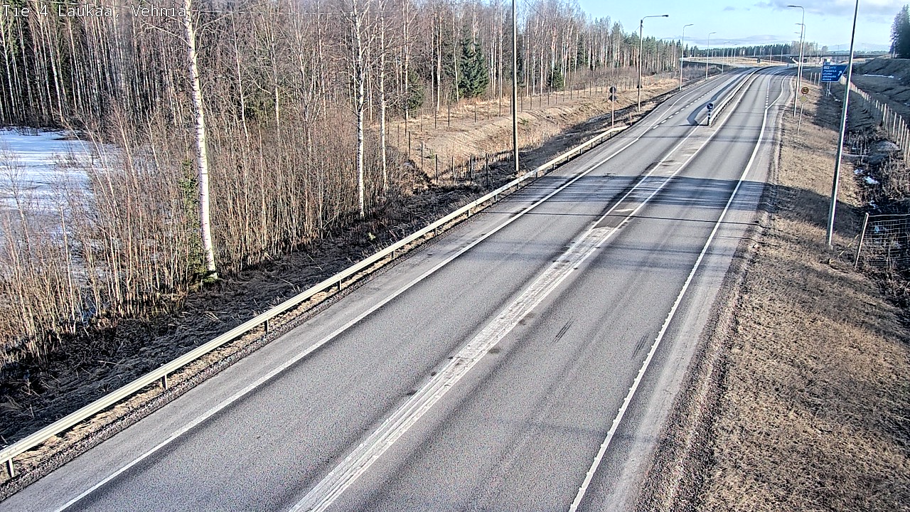 Weather Camera Image Väg 4  Laukaa, Vehniä, Laukaa, Keski-Suomi