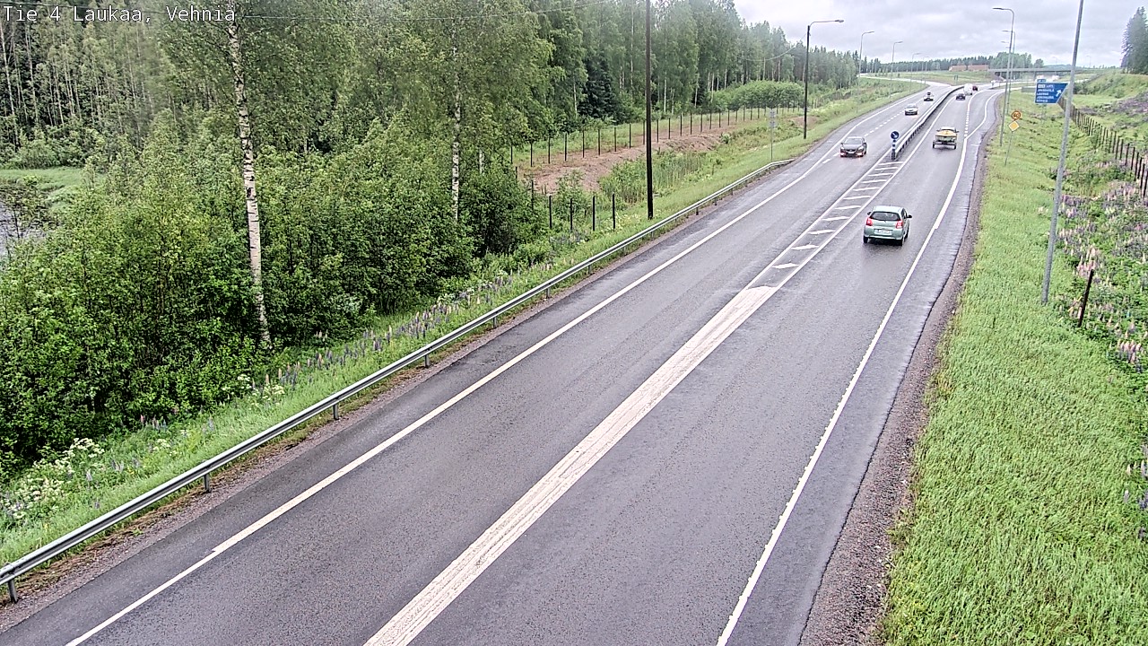 Weather Camera Image Väg 4  Laukaa, Vehniä, Laukaa, Keski-Suomi