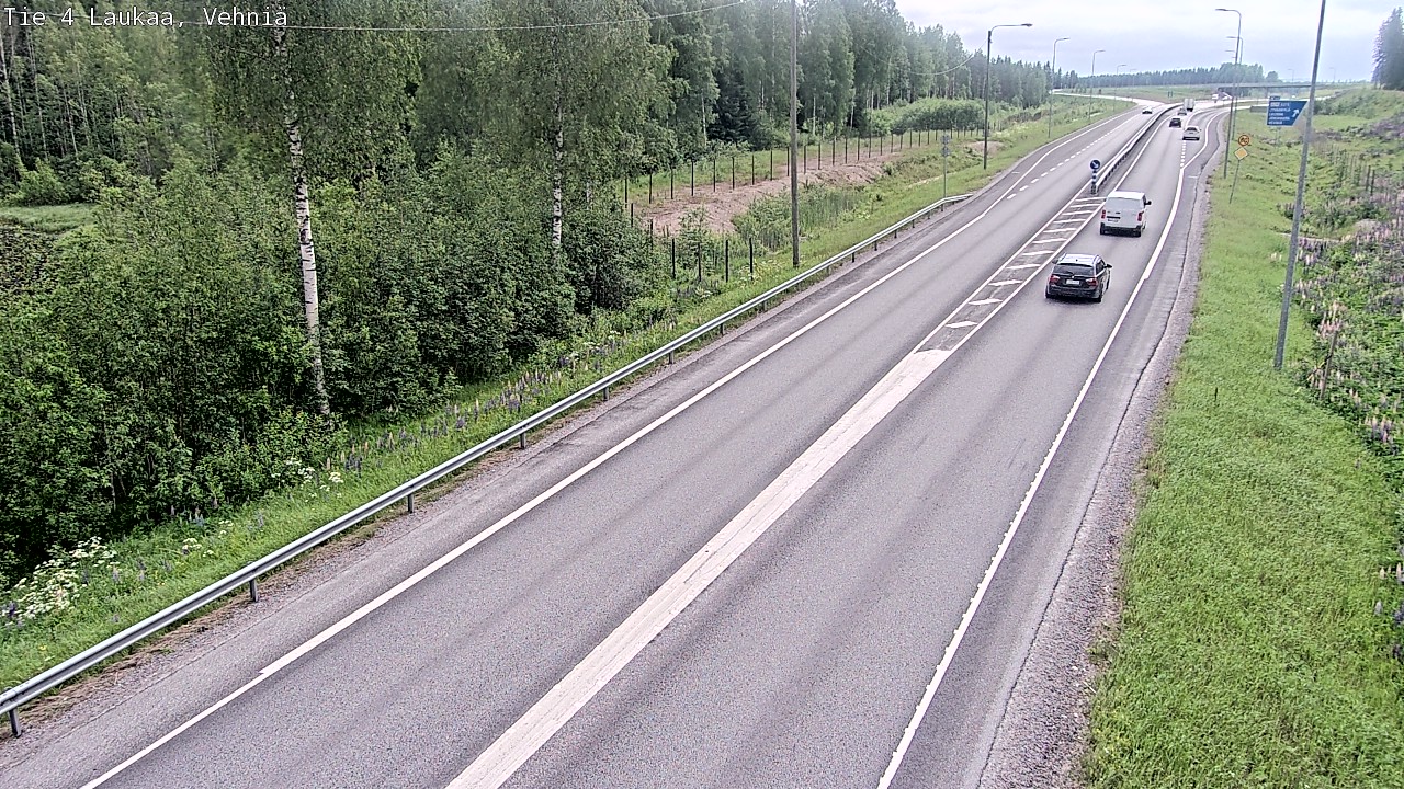Kelikamerat Kuva Tie 4  Laukaa, Vehniä, Laukaa, Keski-Suomi