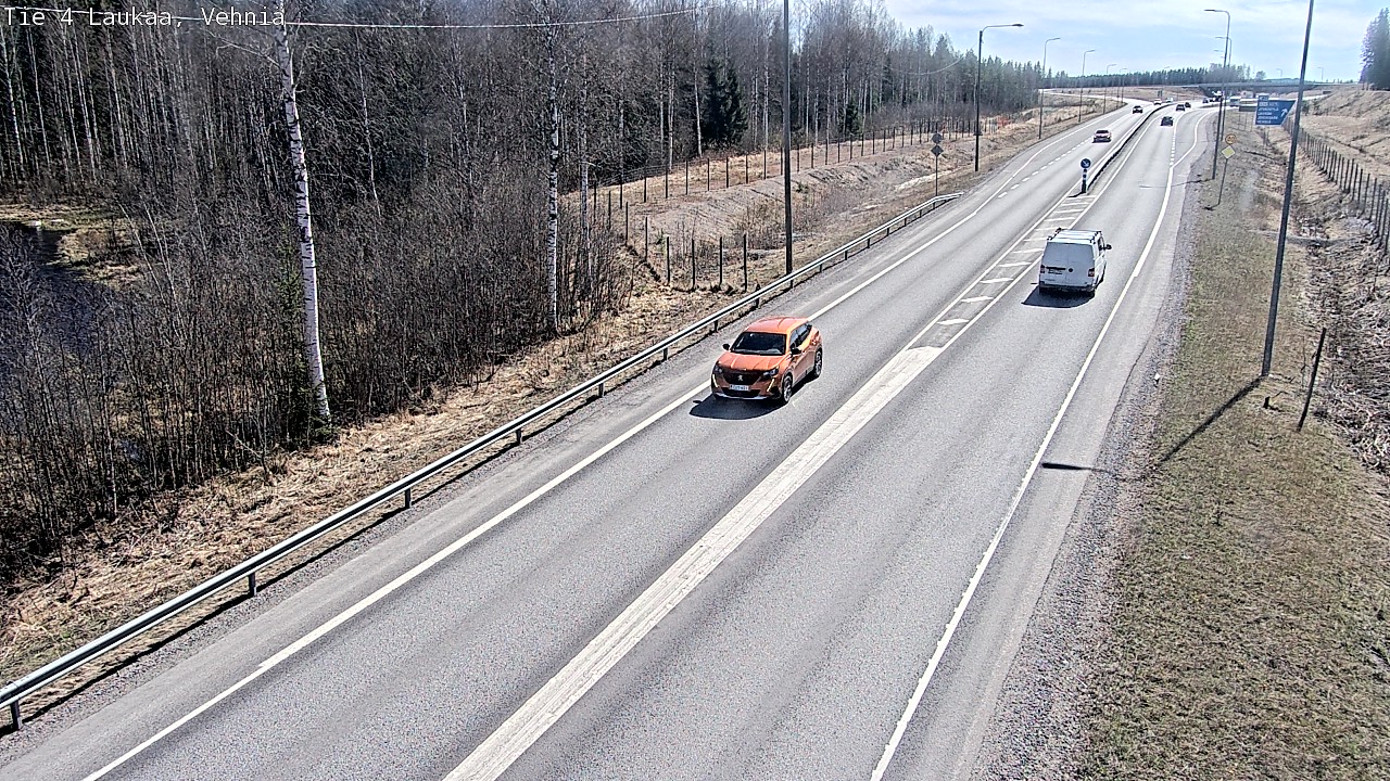 Weather Camera Image Väg 4  Laukaa, Vehniä, Laukaa, Keski-Suomi