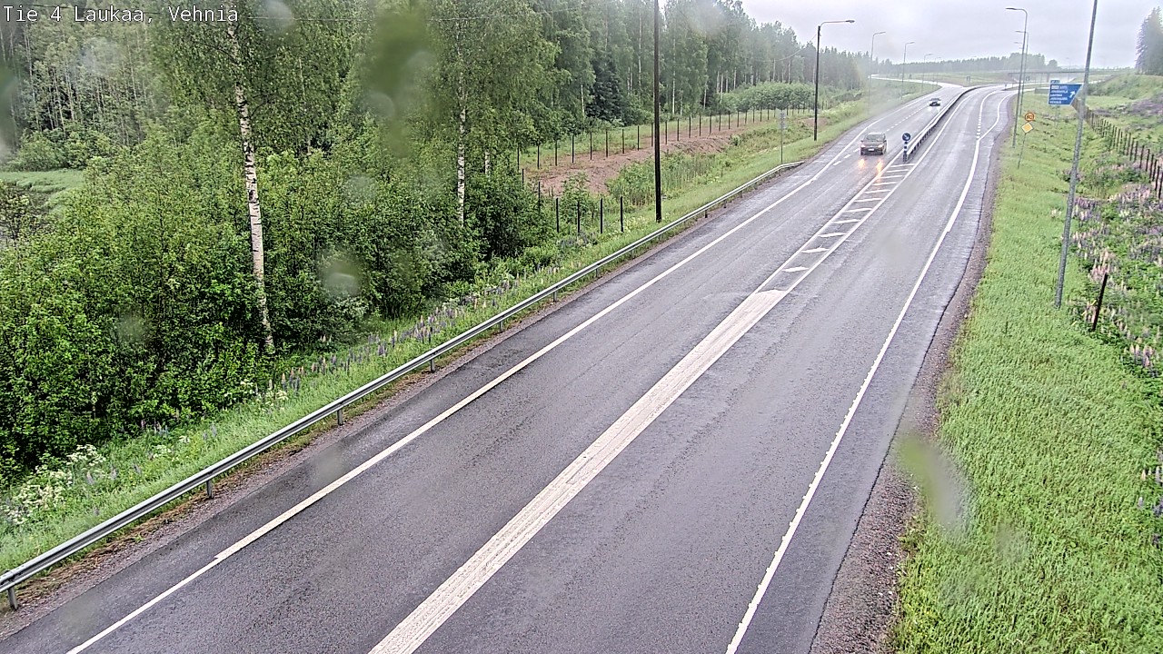 Weather Camera Image Väg 4  Laukaa, Vehniä, Laukaa, Keski-Suomi