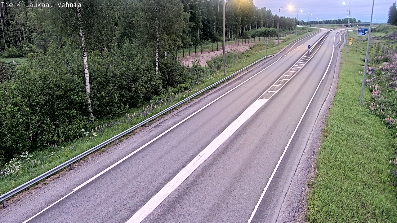 Kelikamerat Kuva Tie 4  Laukaa, Vehniä, Laukaa, Keski-Suomi