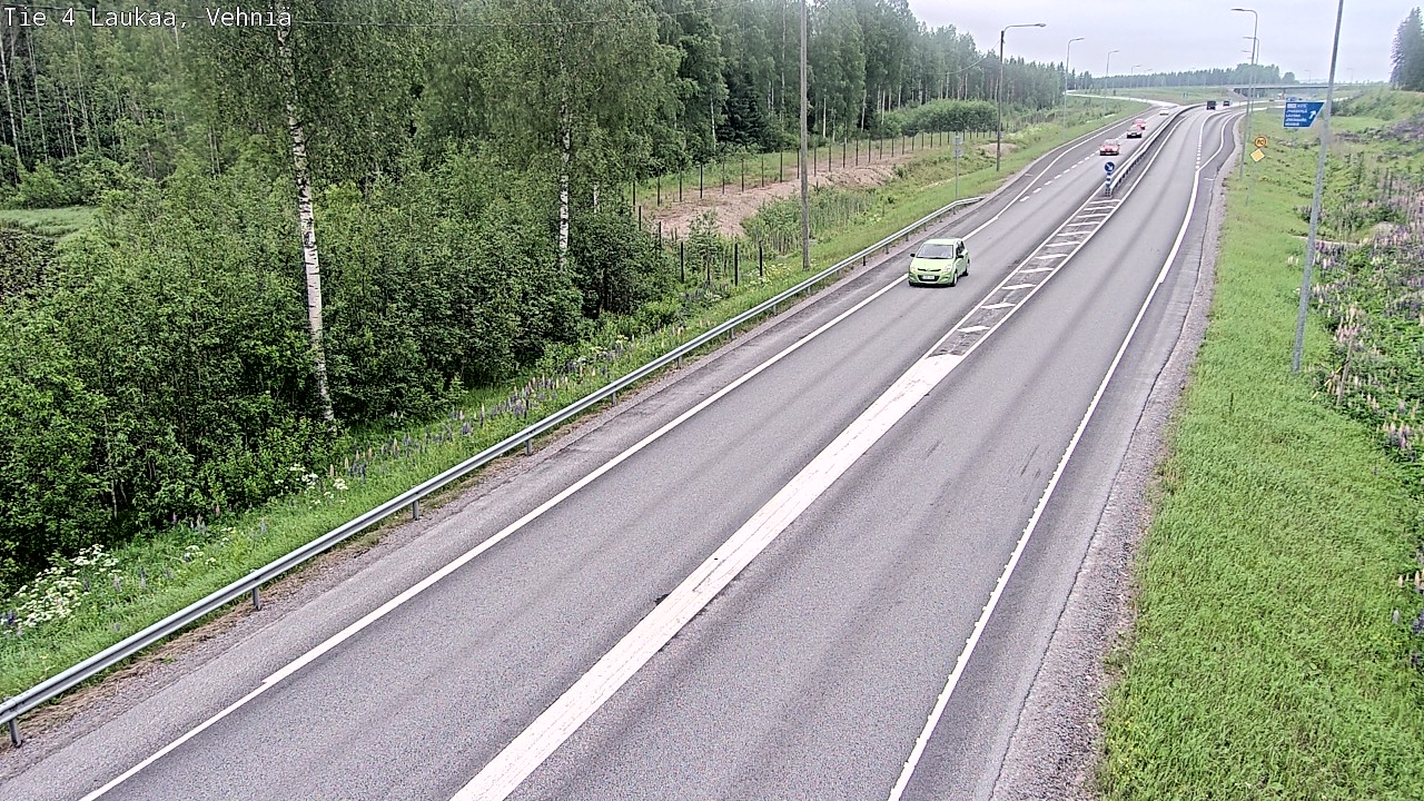 Kelikamerat Kuva Tie 4  Laukaa, Vehniä, Laukaa, Keski-Suomi