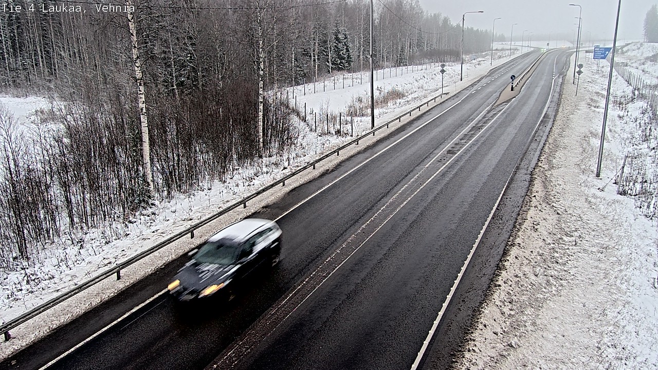 Weather Camera Image Väg 4  Laukaa, Vehniä, Laukaa, Keski-Suomi