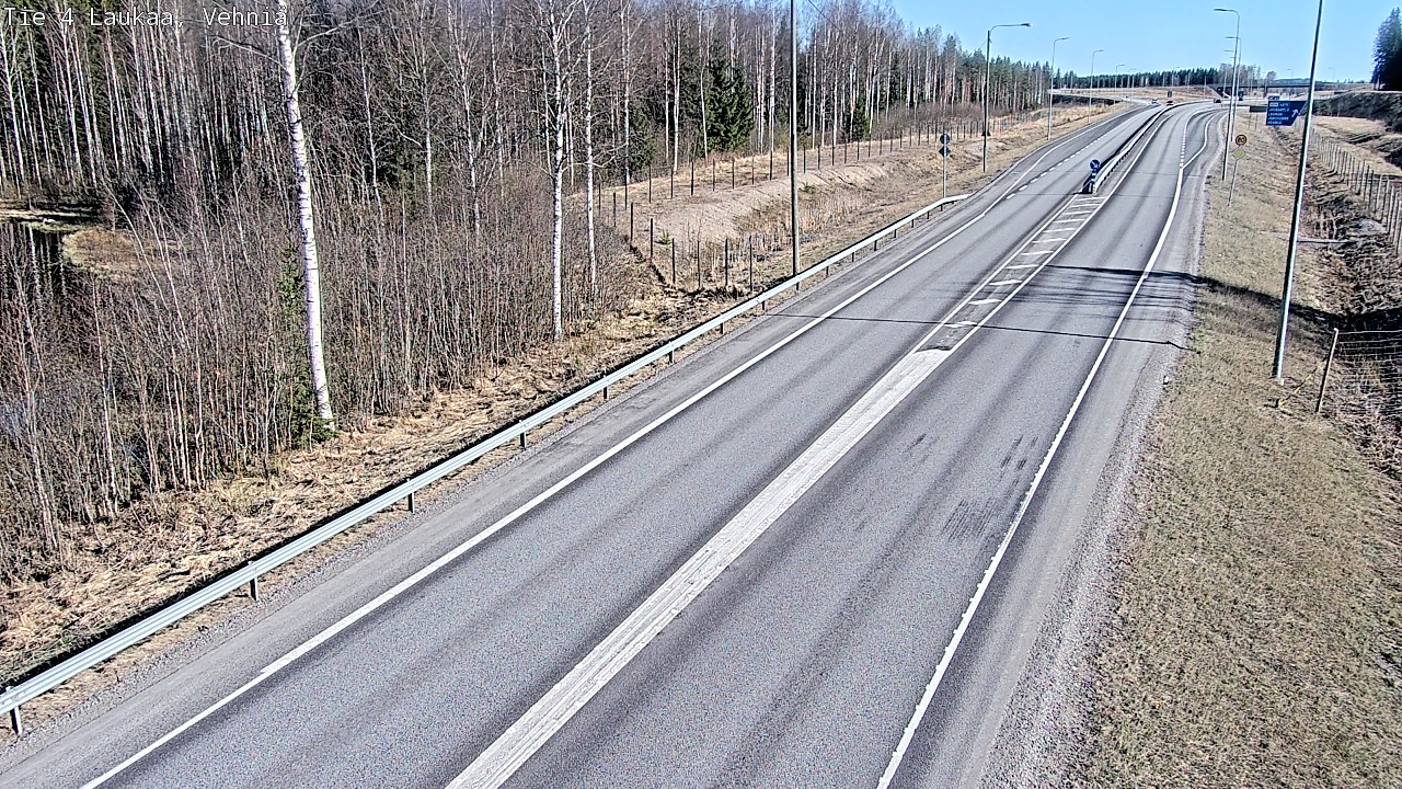 Weather Camera Image Väg 4  Laukaa, Vehniä, Laukaa, Keski-Suomi