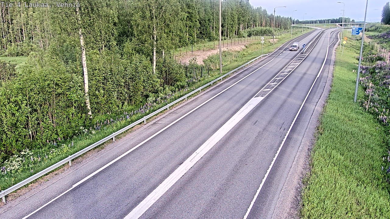 Kelikamerat Kuva Tie 4  Laukaa, Vehniä, Laukaa, Keski-Suomi