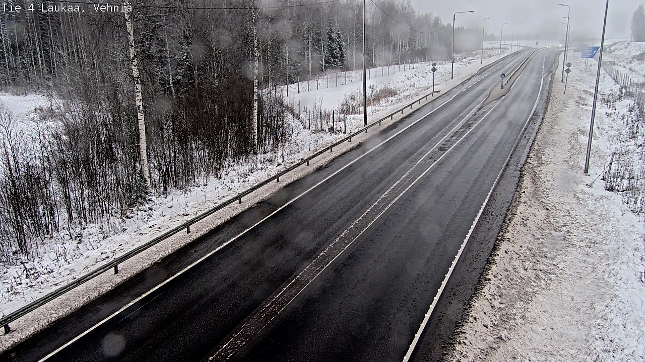 Weather Camera Image Väg 4  Laukaa, Vehniä, Laukaa, Keski-Suomi