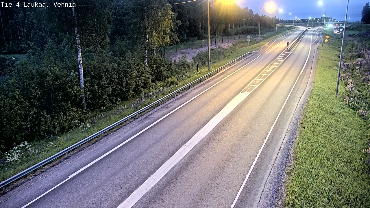 Kelikamerat Kuva Tie 4  Laukaa, Vehniä, Laukaa, Keski-Suomi