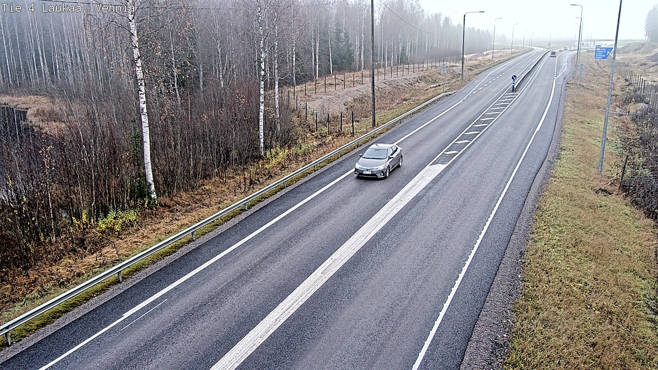 Kelikamerat Kuva Tie 4  Laukaa, Vehniä, Laukaa, Keski-Suomi