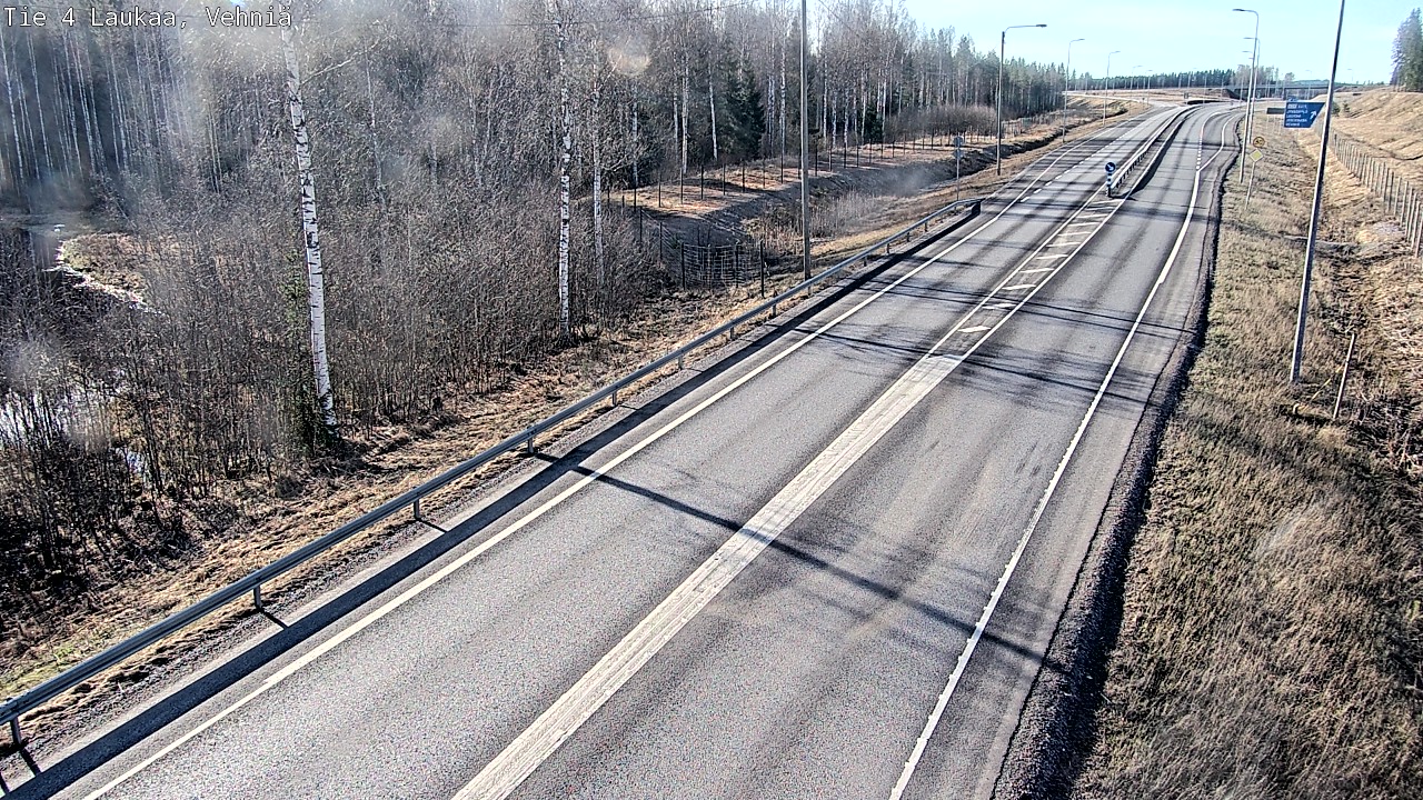 Weather Camera Image Väg 4  Laukaa, Vehniä, Laukaa, Keski-Suomi