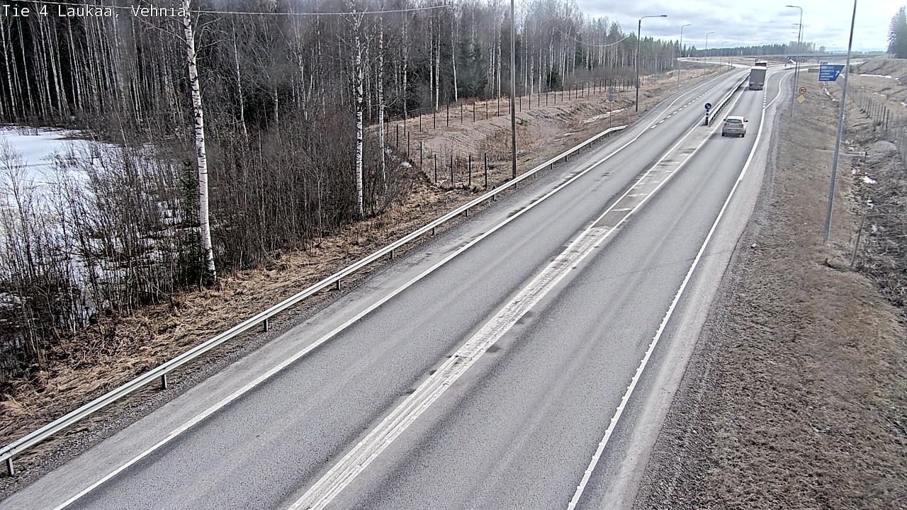Weather Camera Image Väg 4  Laukaa, Vehniä, Laukaa, Keski-Suomi