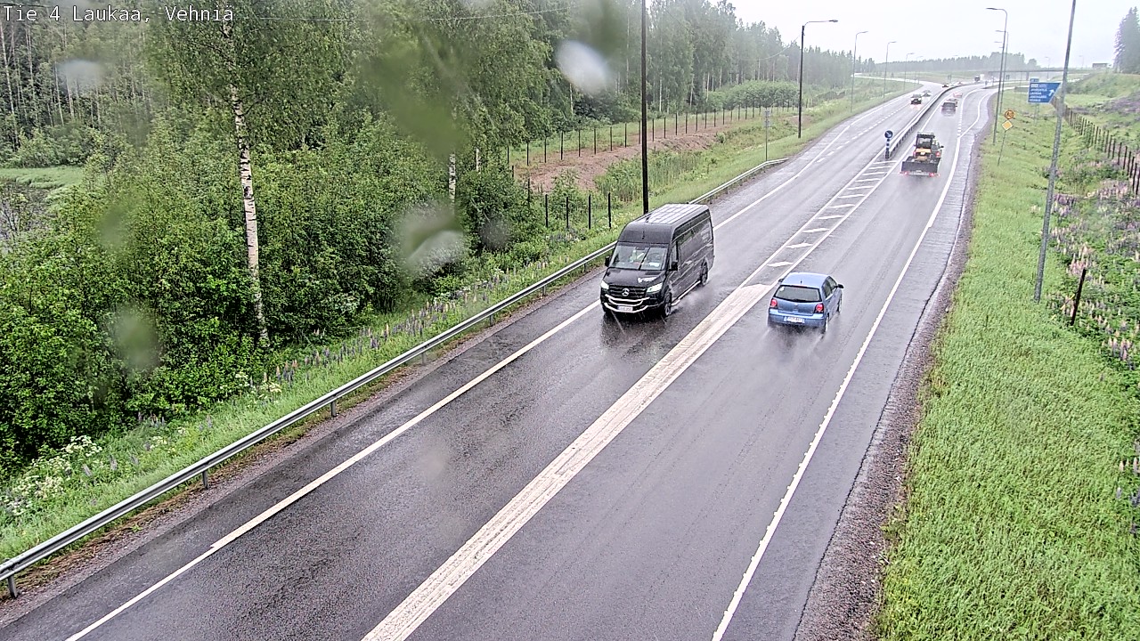 Weather Camera Image Väg 4  Laukaa, Vehniä, Laukaa, Keski-Suomi