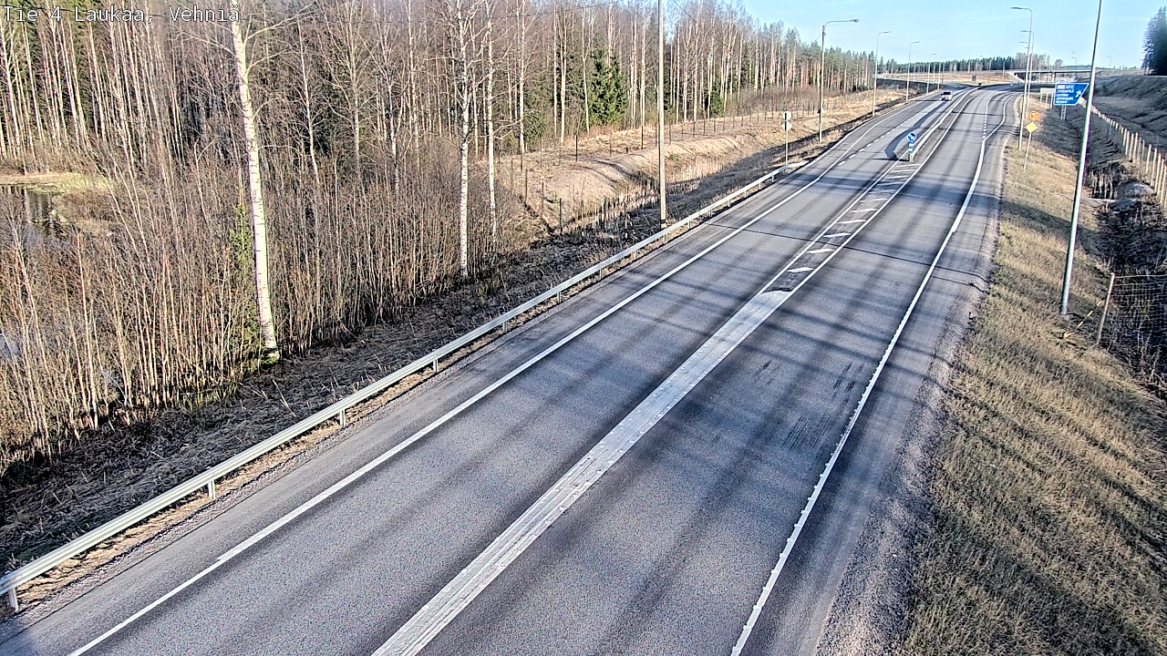 Weather Camera Image Väg 4  Laukaa, Vehniä, Laukaa, Keski-Suomi