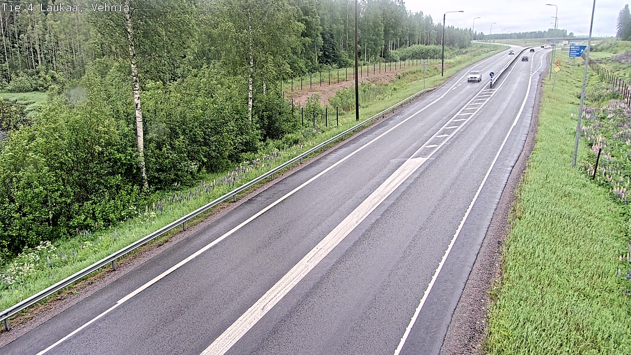 Weather Camera Image Väg 4  Laukaa, Vehniä, Laukaa, Keski-Suomi
