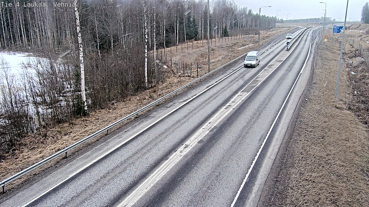 Weather Camera Image Väg 4  Laukaa, Vehniä, Laukaa, Keski-Suomi