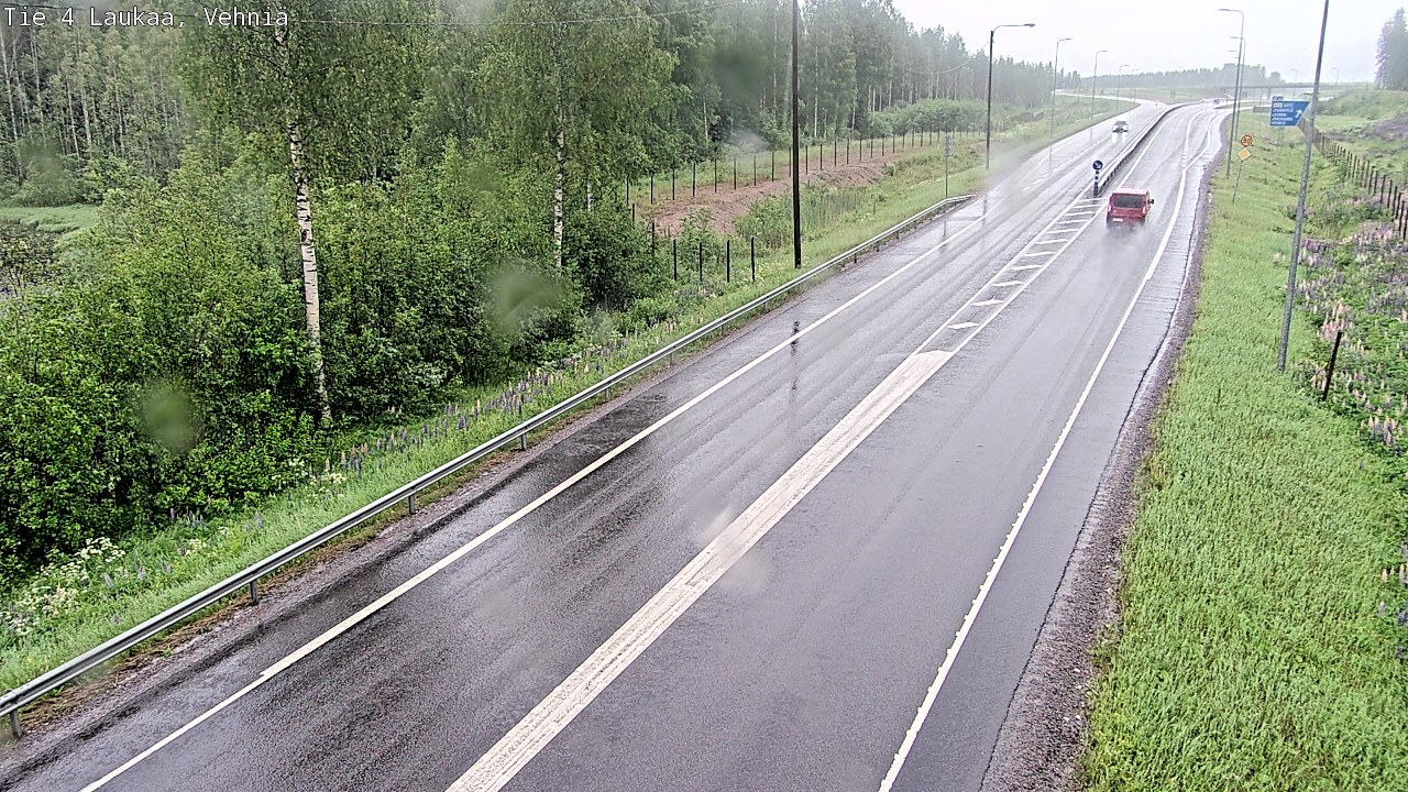 Weather Camera Image Väg 4  Laukaa, Vehniä, Laukaa, Keski-Suomi