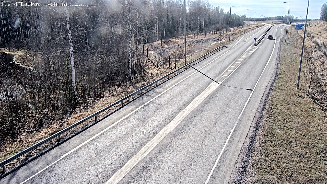 Weather Camera Image Väg 4  Laukaa, Vehniä, Laukaa, Keski-Suomi