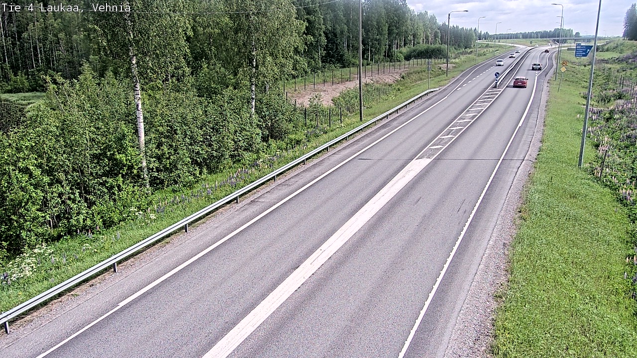 Kelikamerat Kuva Tie 4  Laukaa, Vehniä, Laukaa, Keski-Suomi