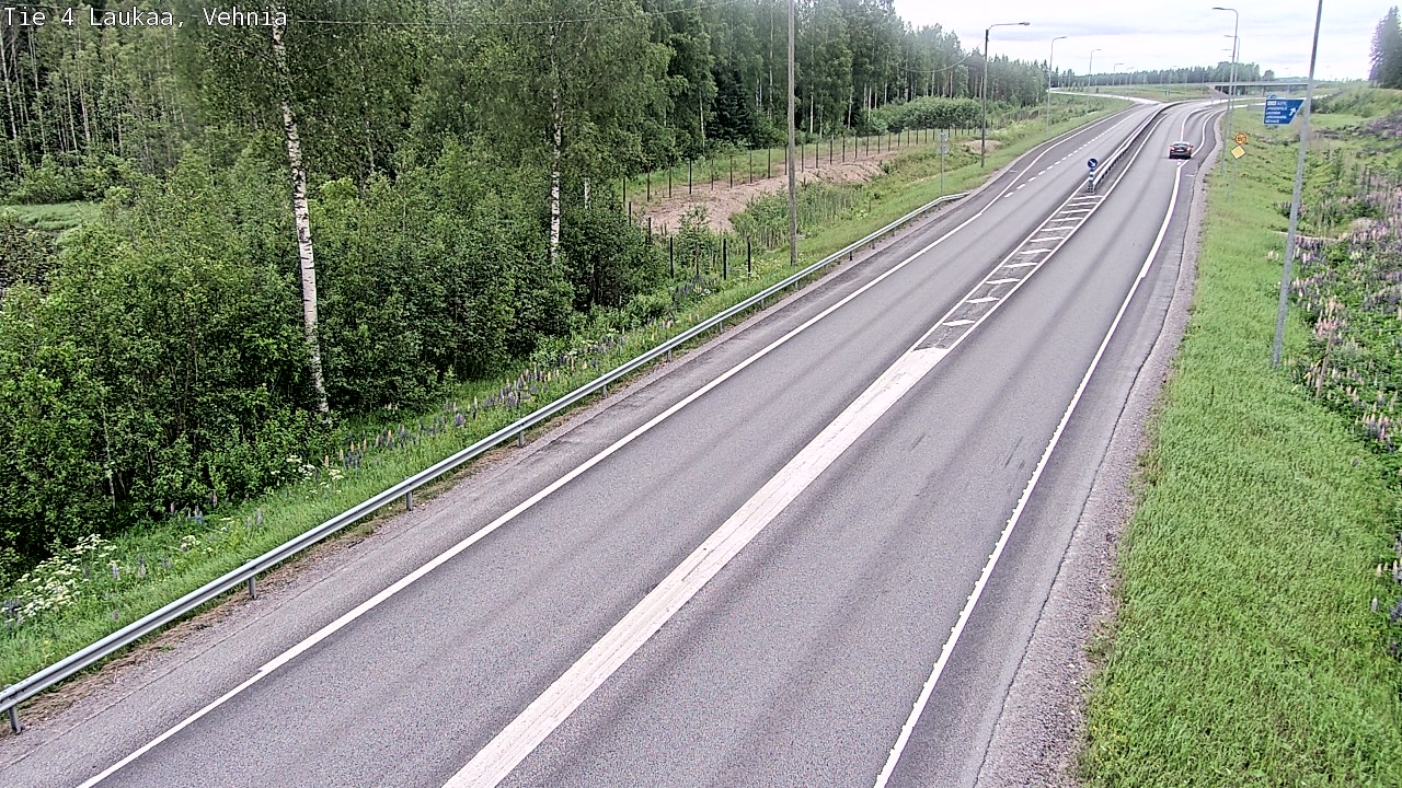 Kelikamerat Kuva Tie 4  Laukaa, Vehniä, Laukaa, Keski-Suomi