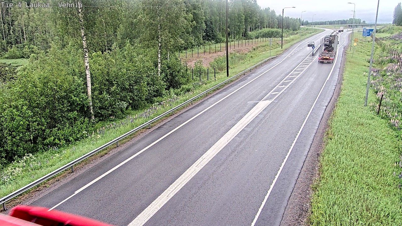 Weather Camera Image Väg 4  Laukaa, Vehniä, Laukaa, Keski-Suomi