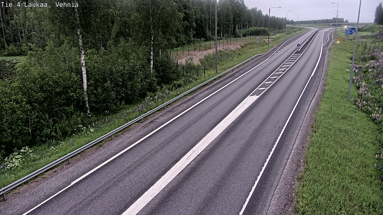 Kelikamerat Kuva Tie 4  Laukaa, Vehniä, Laukaa, Keski-Suomi