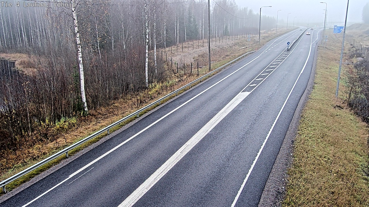 Kelikamerat Kuva Tie 4  Laukaa, Vehniä, Laukaa, Keski-Suomi