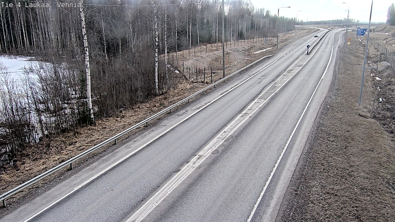 Weather Camera Image Väg 4  Laukaa, Vehniä, Laukaa, Keski-Suomi