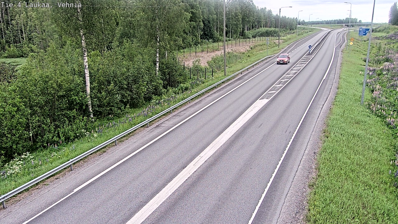 Kelikamerat Kuva Tie 4  Laukaa, Vehniä, Laukaa, Keski-Suomi