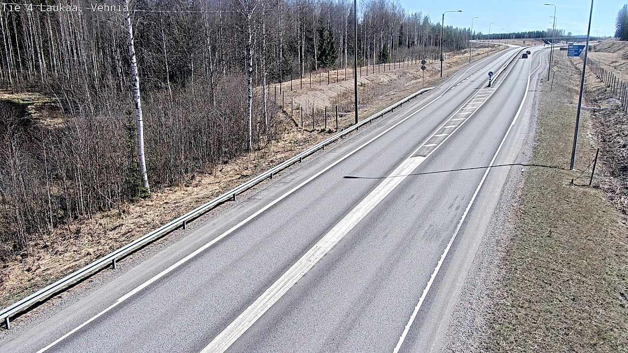 Weather Camera Image Väg 4  Laukaa, Vehniä, Laukaa, Keski-Suomi
