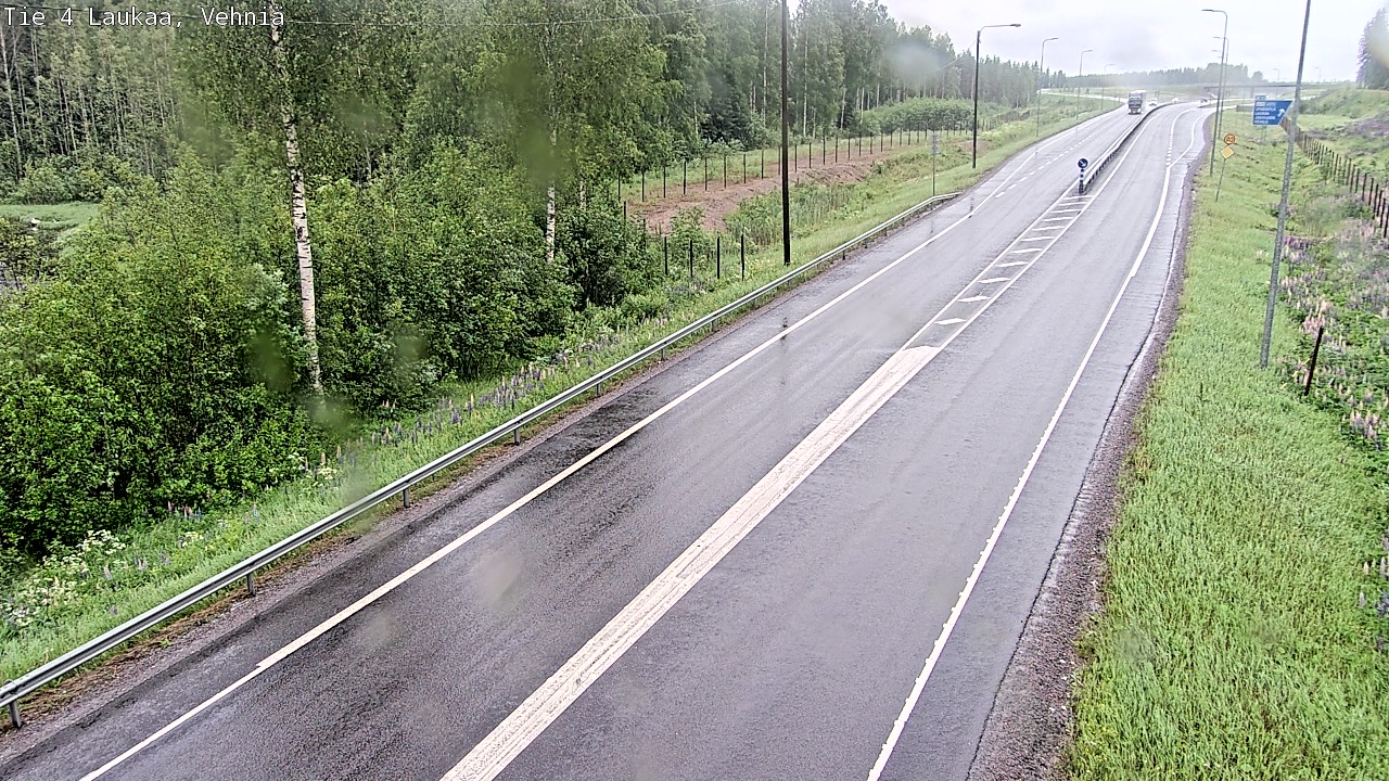 Weather Camera Image Väg 4  Laukaa, Vehniä, Laukaa, Keski-Suomi