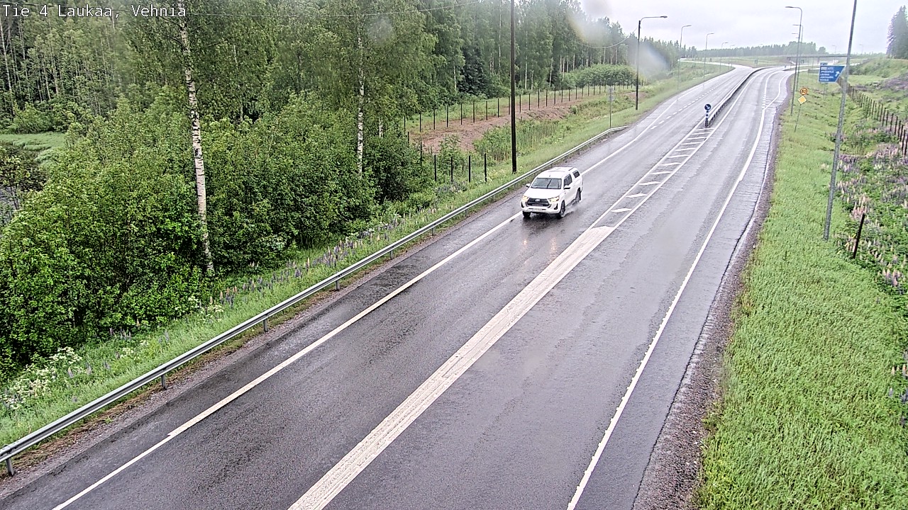 Weather Camera Image Väg 4  Laukaa, Vehniä, Laukaa, Keski-Suomi