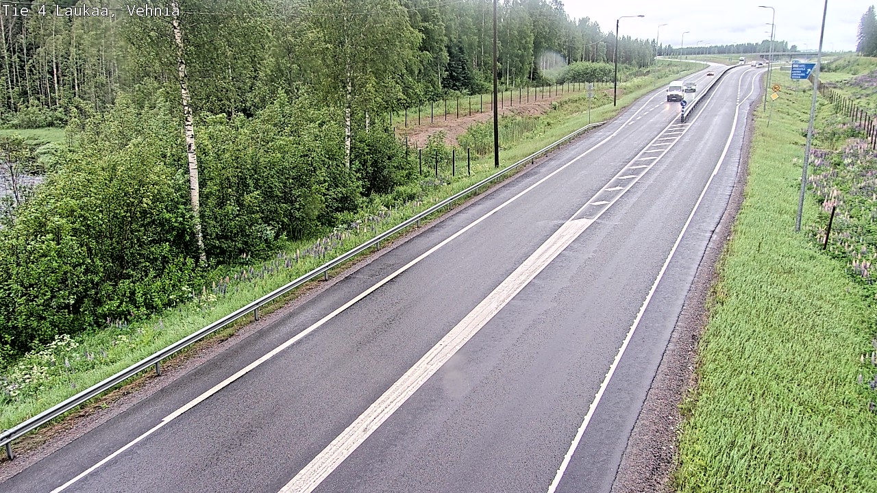 Weather Camera Image Väg 4  Laukaa, Vehniä, Laukaa, Keski-Suomi