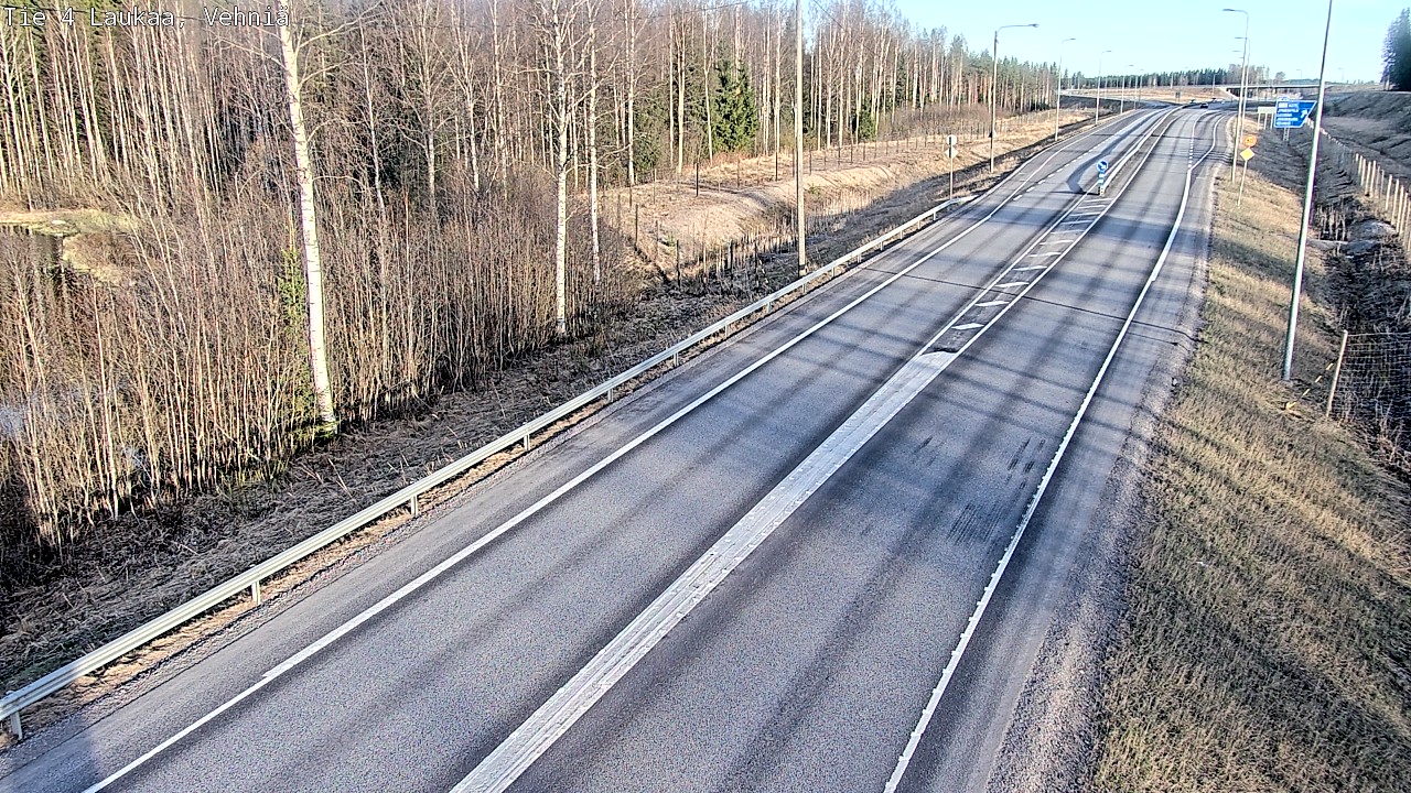 Weather Camera Image Väg 4  Laukaa, Vehniä, Laukaa, Keski-Suomi