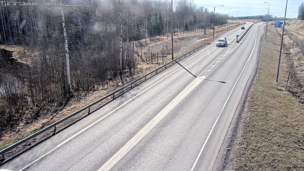 Weather Camera Image Väg 4  Laukaa, Vehniä, Laukaa, Keski-Suomi
