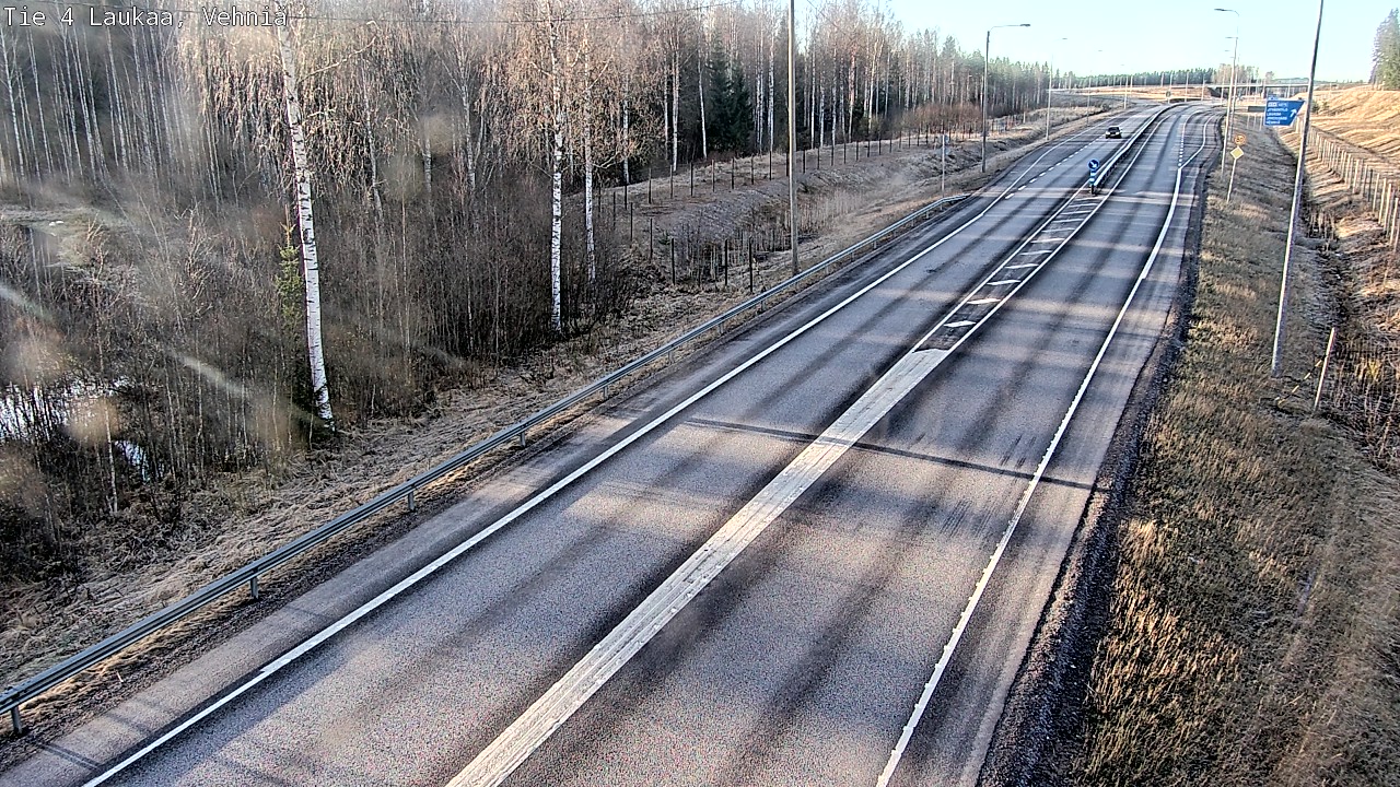 Weather Camera Image Väg 4  Laukaa, Vehniä, Laukaa, Keski-Suomi
