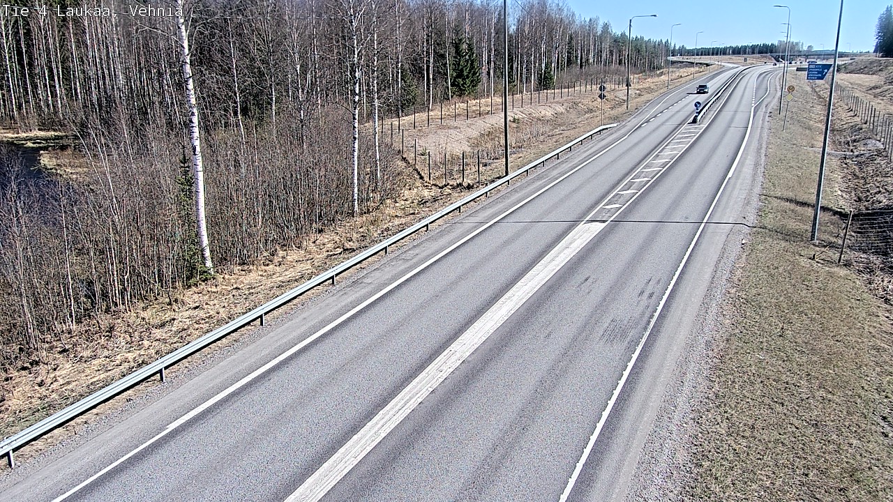 Weather Camera Image Väg 4  Laukaa, Vehniä, Laukaa, Keski-Suomi