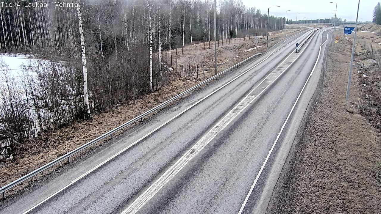 Weather Camera Image Väg 4  Laukaa, Vehniä, Laukaa, Keski-Suomi