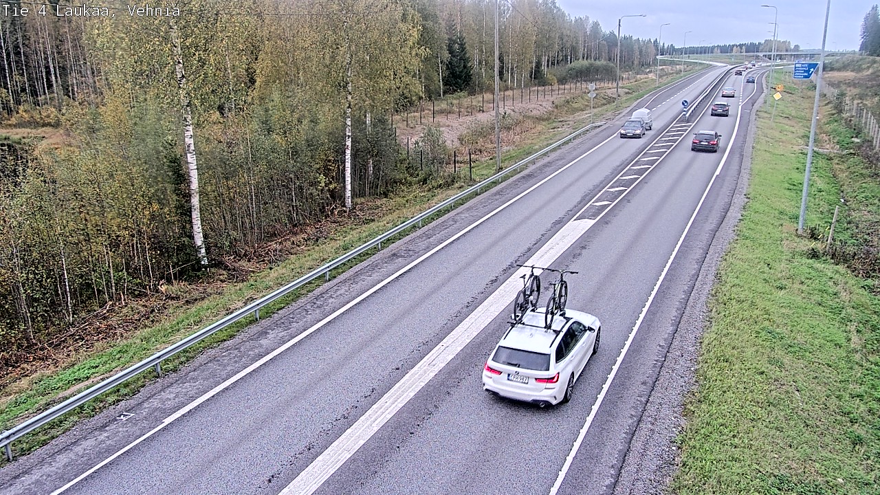 Kelikamerat Kuva Tie 4  Laukaa, Vehniä, Laukaa, Keski-Suomi