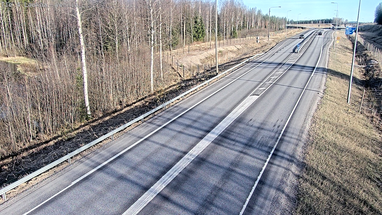 Weather Camera Image Väg 4  Laukaa, Vehniä, Laukaa, Keski-Suomi