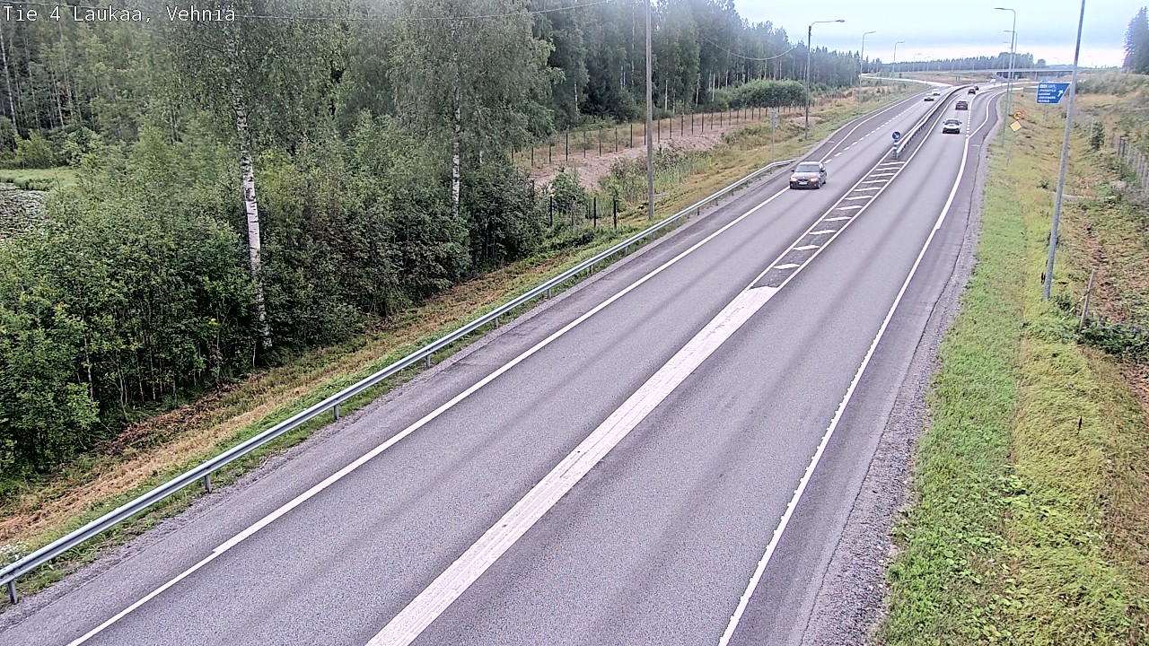 Weather Camera Image Road 4  Laukaa, Vehniä, Laukaa, Keski-Suomi