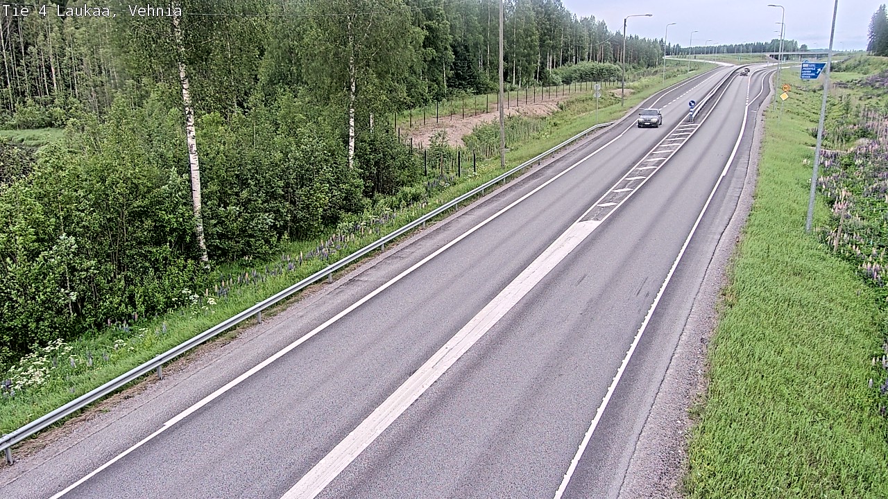 Kelikamerat Kuva Tie 4  Laukaa, Vehniä, Laukaa, Keski-Suomi